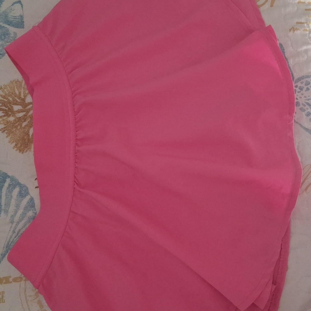 Chic Pink Skater Skirt